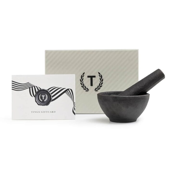 Tings Giftcard + mortel i gjutjärn