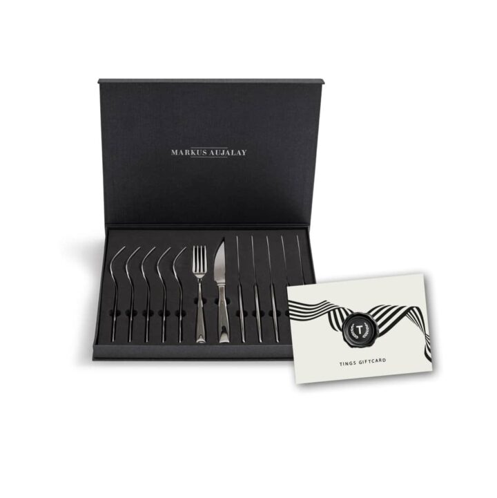 Tings Giftcard + kött- & grill-bestick