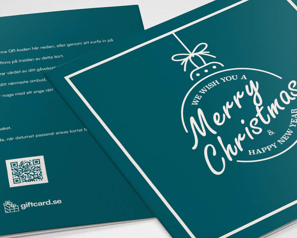 Gåvokort - närbild