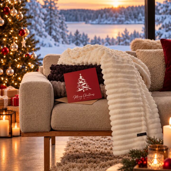 Cozy pläd + gåvokort